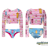 Milos (two pieces crop top) Amalfi Coast