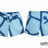 Venice Savage - BOYS SHORT blue giraffe