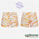 Venice Savage - BOYS SHORT orange tiger