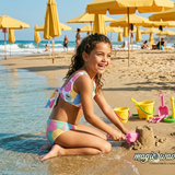 Bikini Santorini Sombrillas